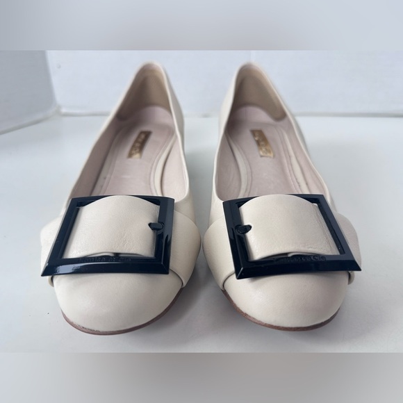 Louise Et Cie lo Brianna Pumps Ivory Beige Women’s Size 5.5 - Picture 3 of 12